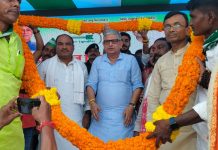 मुगेर संसदीय क्षेत्र के नेता सह केन्द्रीय मंत्री राजीव रंजन उर्फ ललन सिंह एक दिवसीय दौरे पर चानन पहॅुचे।