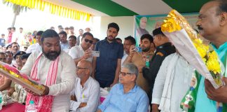 एक दिवसीय दौरे पर आए संसदीय दौरे पर नही दिखे सूर्यगढ़ा विधायक प्रहलाद यादव।