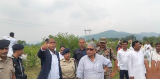 एक दिवसीय दौरे पर आए केन्द्रीय मंत्री सह स्थानीय सांसद राजीव रंजन उर्फ ललन सिंह लखीसराय